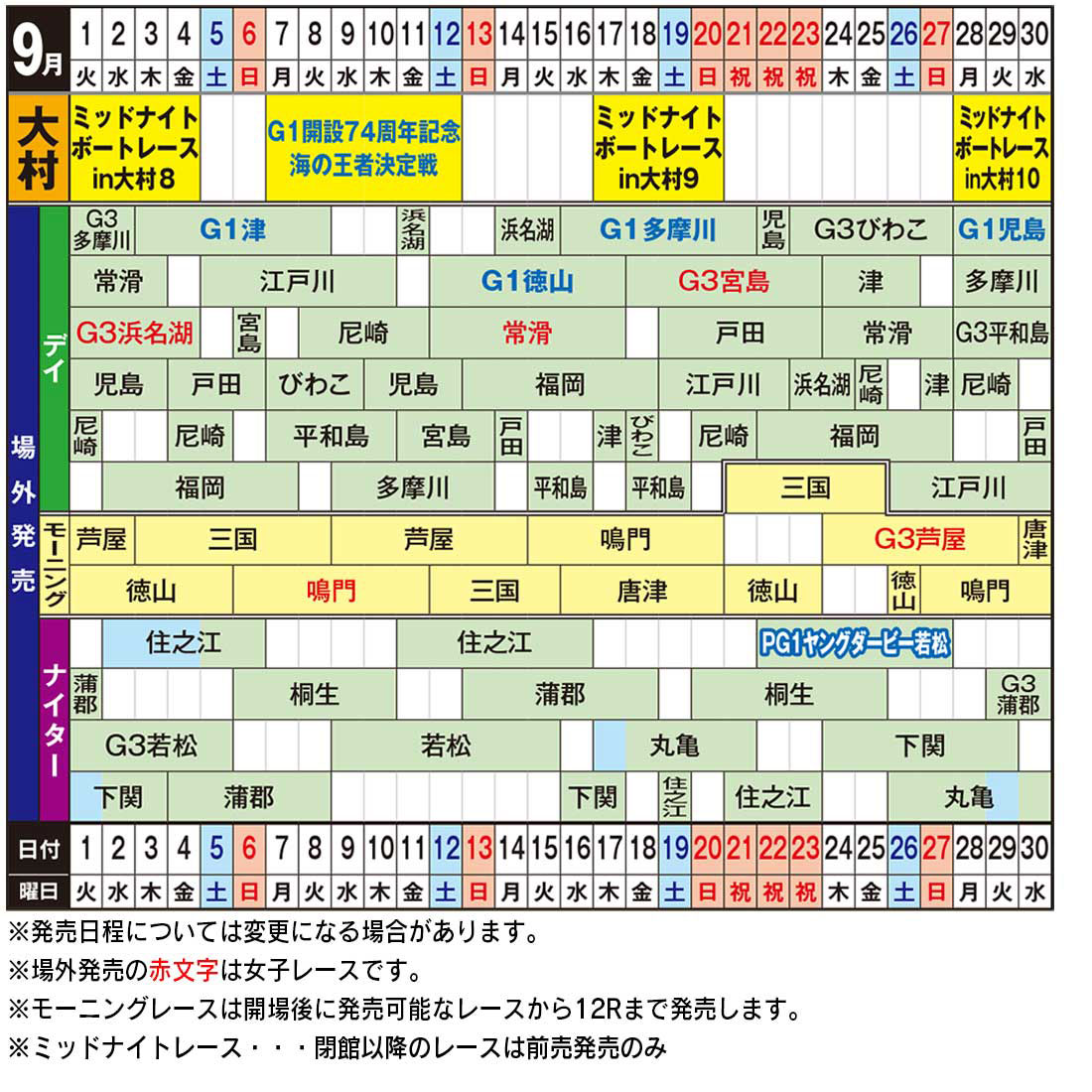 発売日程