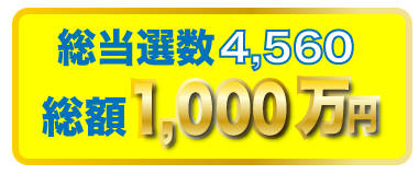 当選数4,560 総額10,000,000